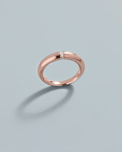360° Channel Set Ring in Rose Gold