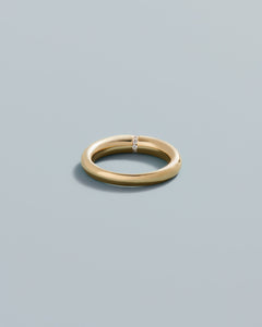 360° Channel Set Ring in Yellow Gold