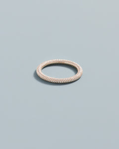 Micro Wave Pavé Ring in Rose Gold
