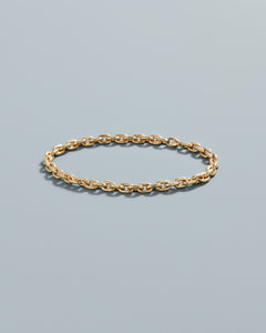 Monument Link Bracelet in Yellow Gold