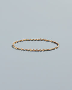 Mini Monument Link Bracelet in Yellow Gold
